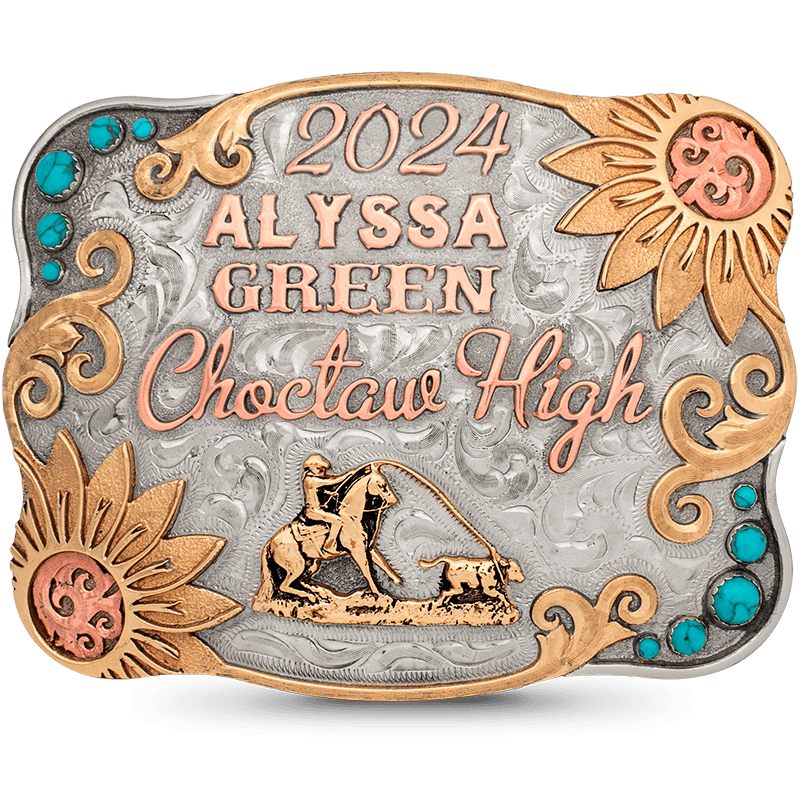 DAISY BELT BUCKLE